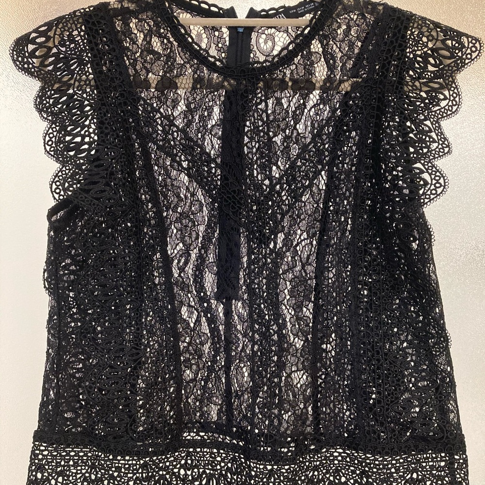 Black Lace Top